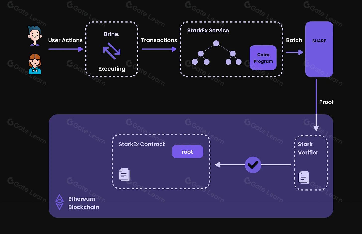 ZK-SNARKs blockchain diagram
