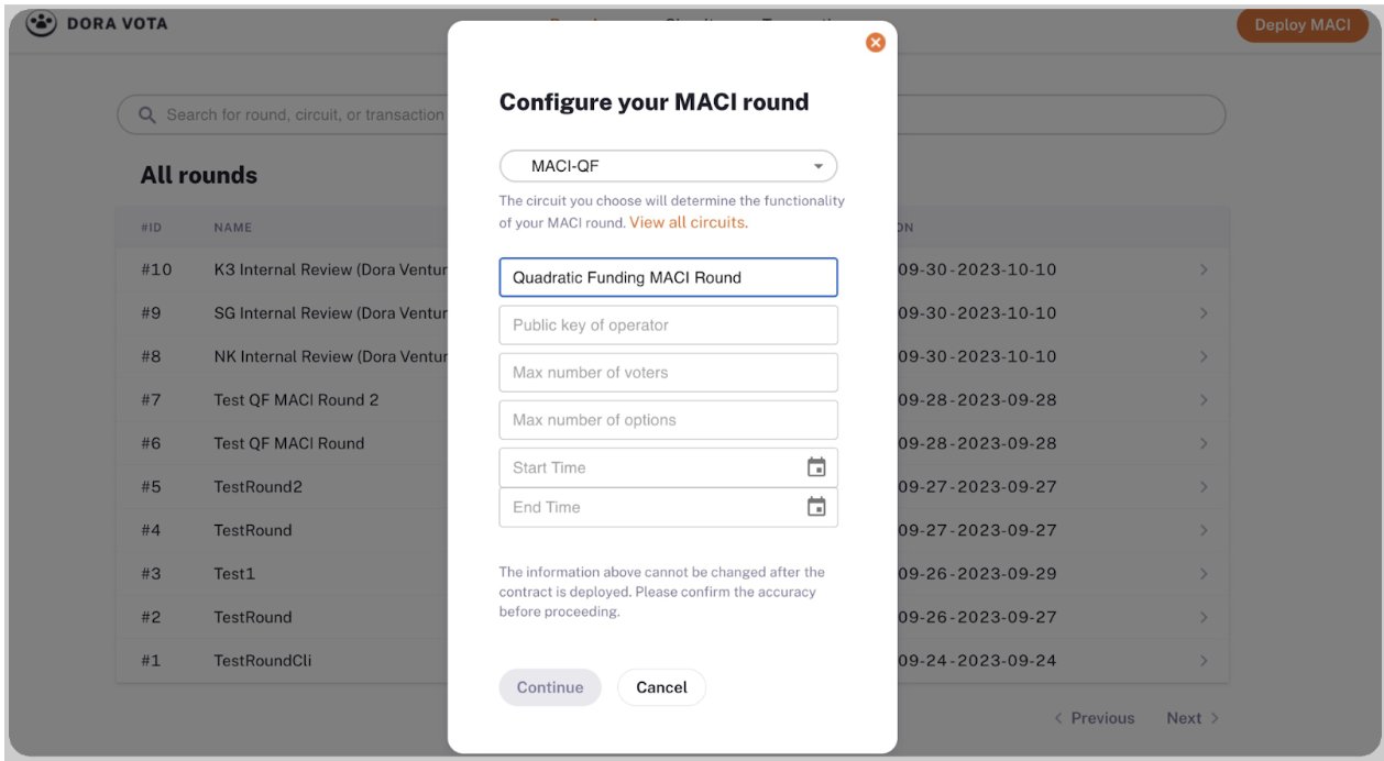 MACI zero knowledge voting DAO