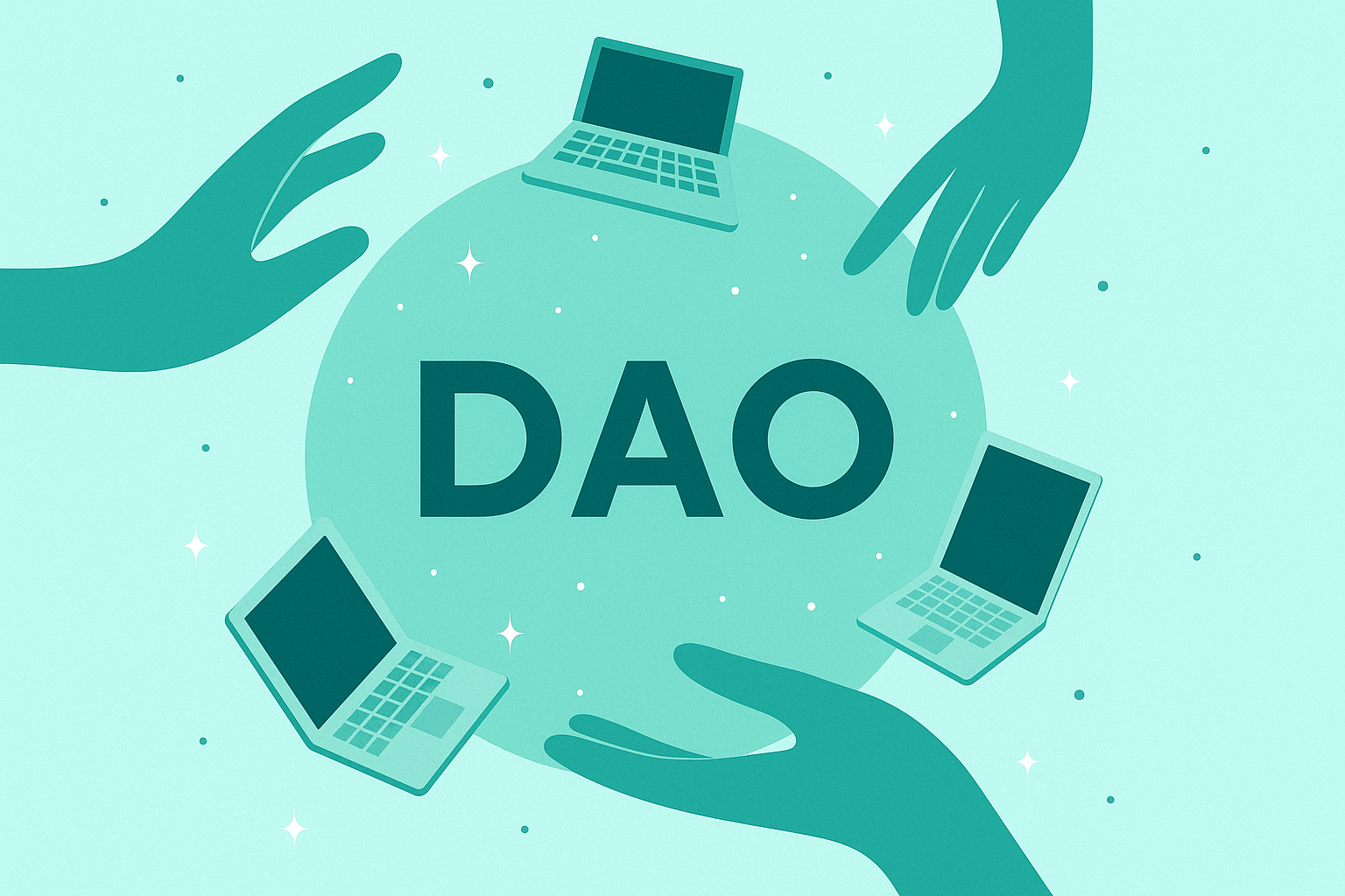 DAO whale voting manipulation illustration