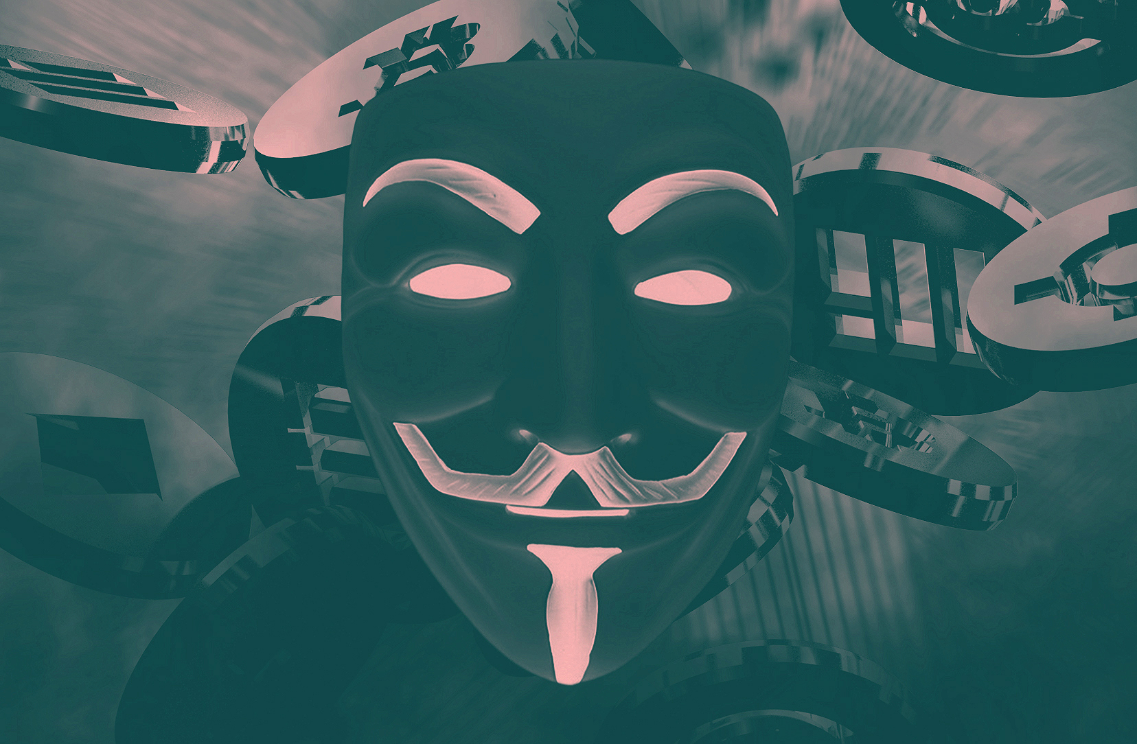 Illustration of Sybil attack overwhelming DAO governance vote with fake identities, blockchain security vulnerability