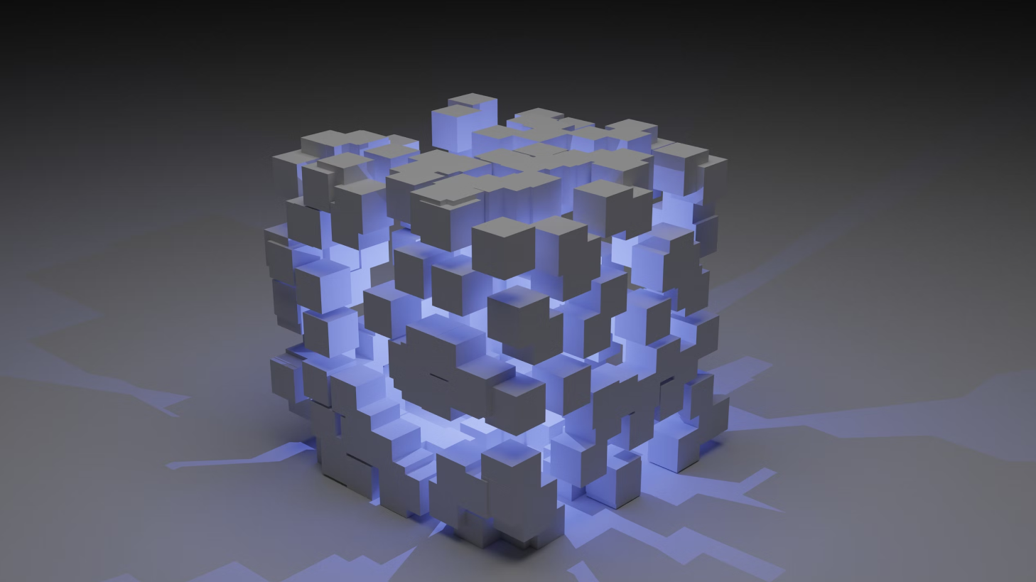Abstract visualization of encrypted votes aggregating securely in DAO governance using FHE, protected from shadowy crypto whale figures preventing bribery and pressure