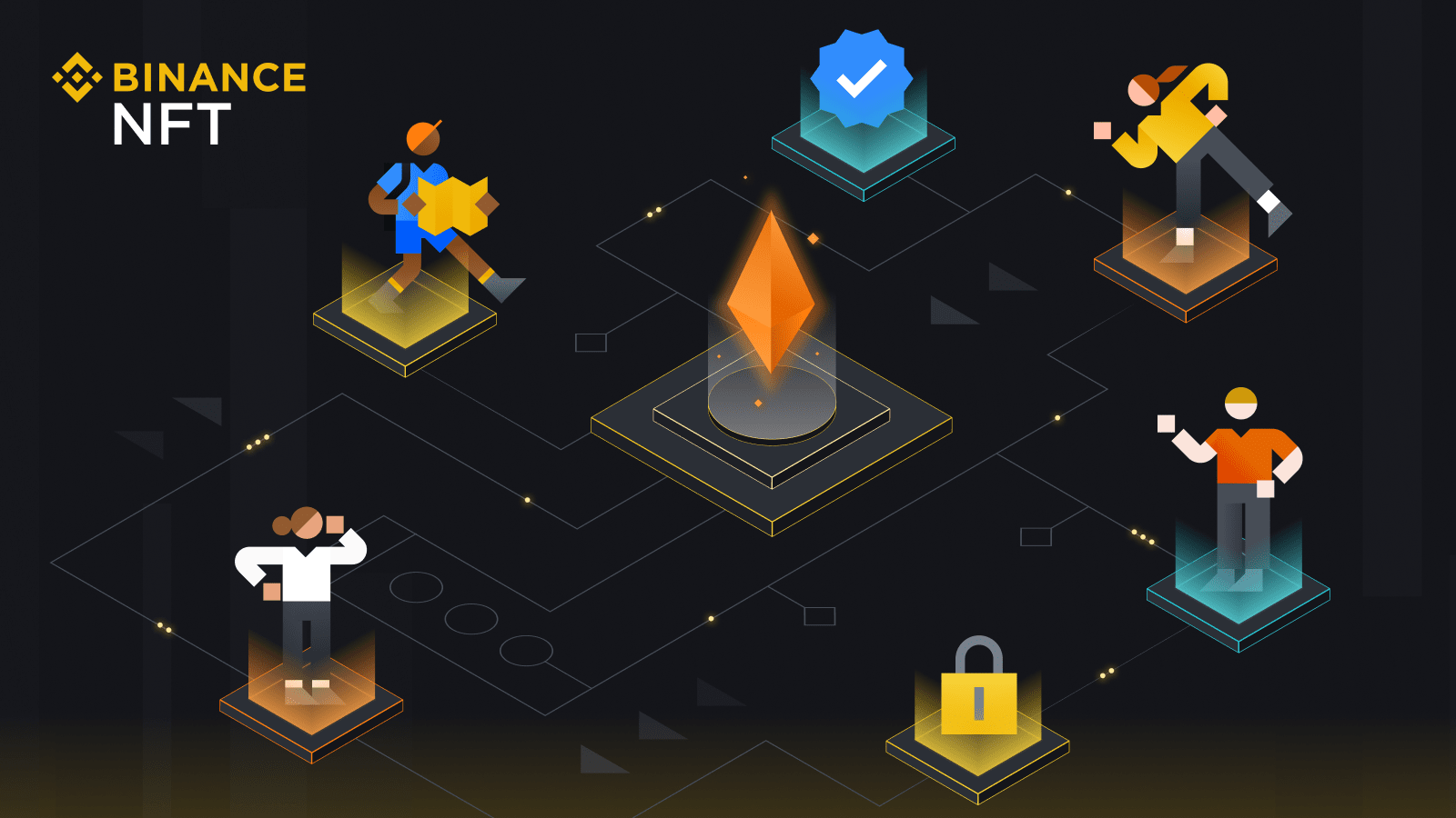 Illustration of a DAO member casting an anonymous vote on a blockchain platform using privacy technology
